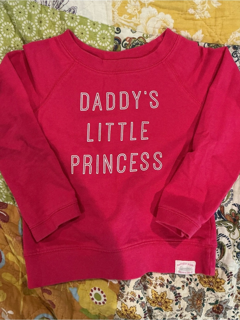 Carter's Hot Pink 'Daddy's Little Princess' Sweatshirt